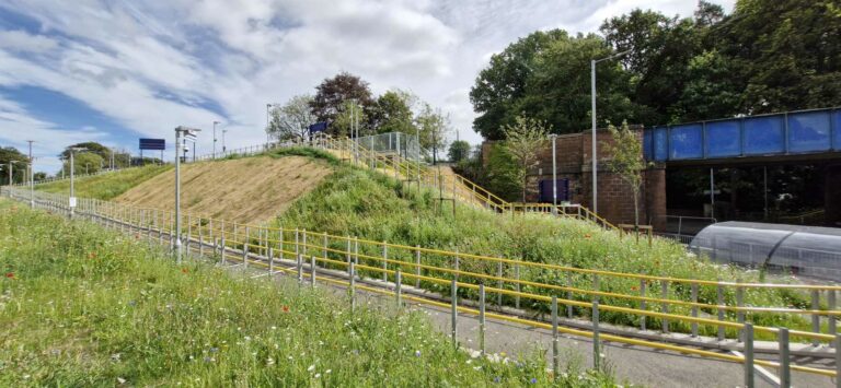 Derriaghy Railway Platform DDA GRP Handrail