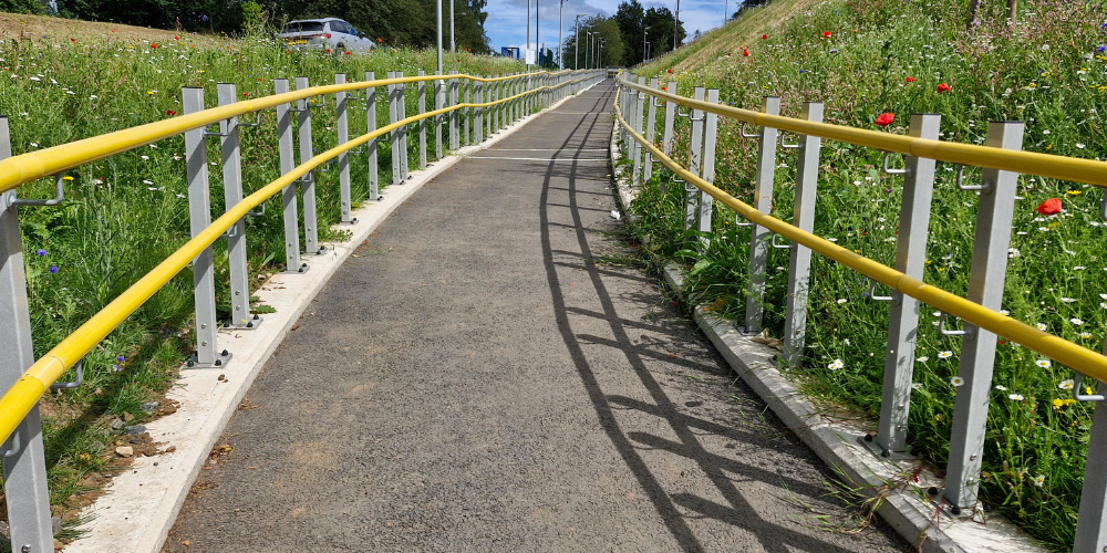 Derriaghy Railway Platform DDA GRP Handrail