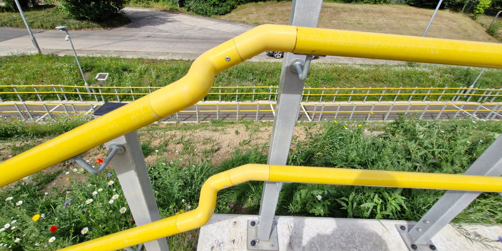 Derriaghy Railway Platform DDA GRP Handrail