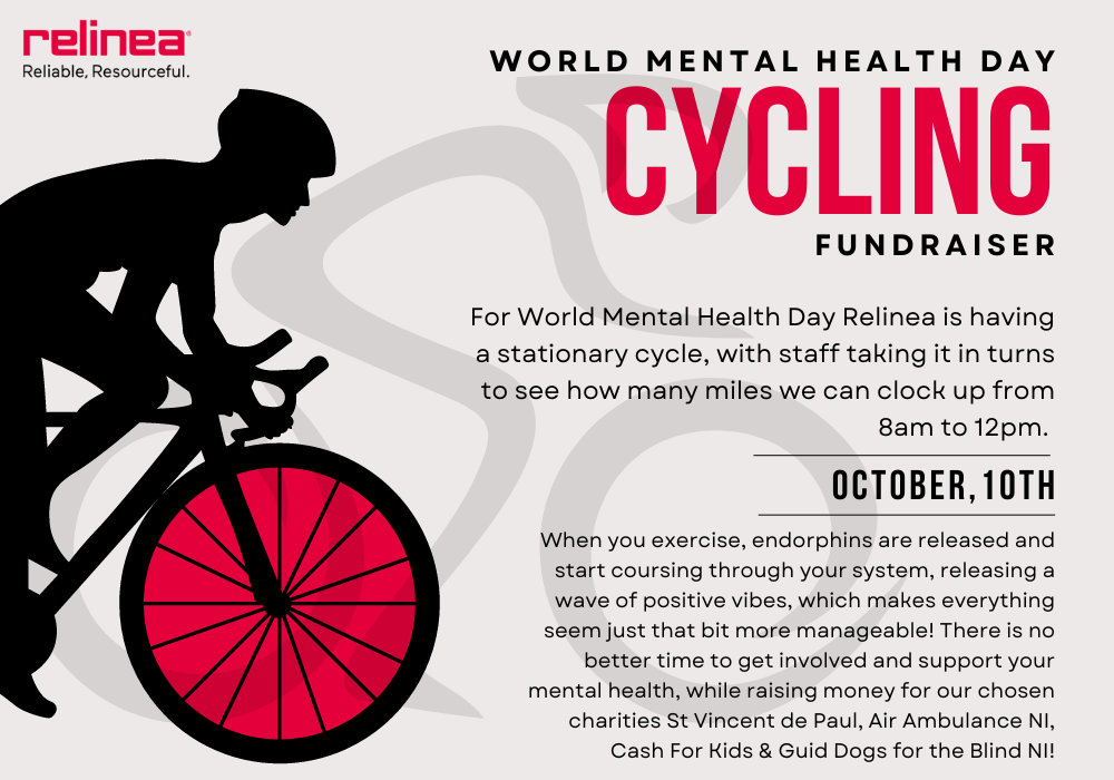 Relinea World Mental Health Day Stationary Cycle